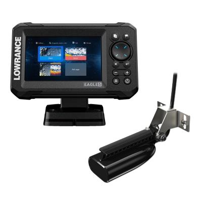 Lowrance Eagle 5 Combo - Transductor SplitShot con Cartas C-MAP